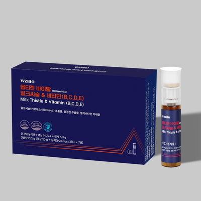 WZBIO Optigen Vital Milk Thistle & Vitamins (B, C, D, E) (7 Bottles)