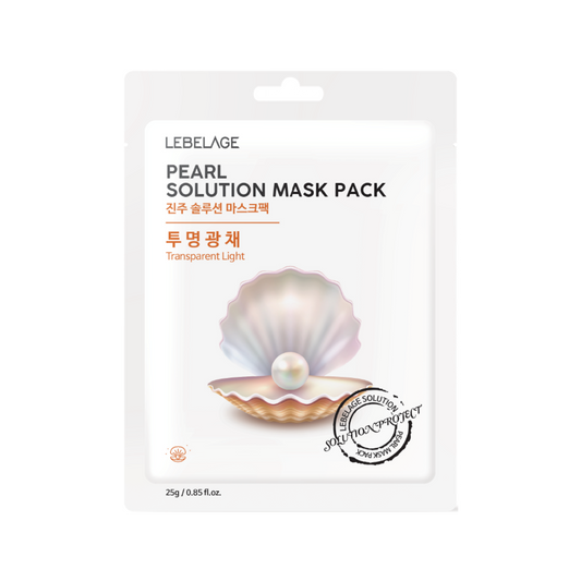 [LEBELAGE] PEARL SOLUTION MASK PACK - 10 Sheets / 25g (0.88 oz.)