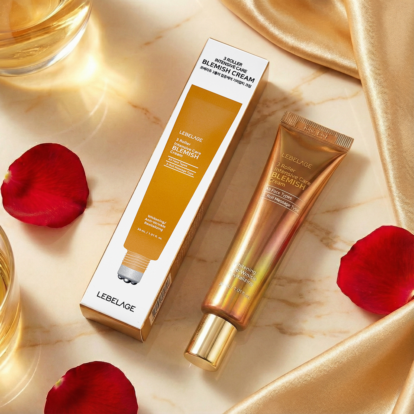 [LEBELAGE] 3 ROLLER INTENSIVE CARE BLEMISH CREAM - 30ml / 1.01 fl. oz.