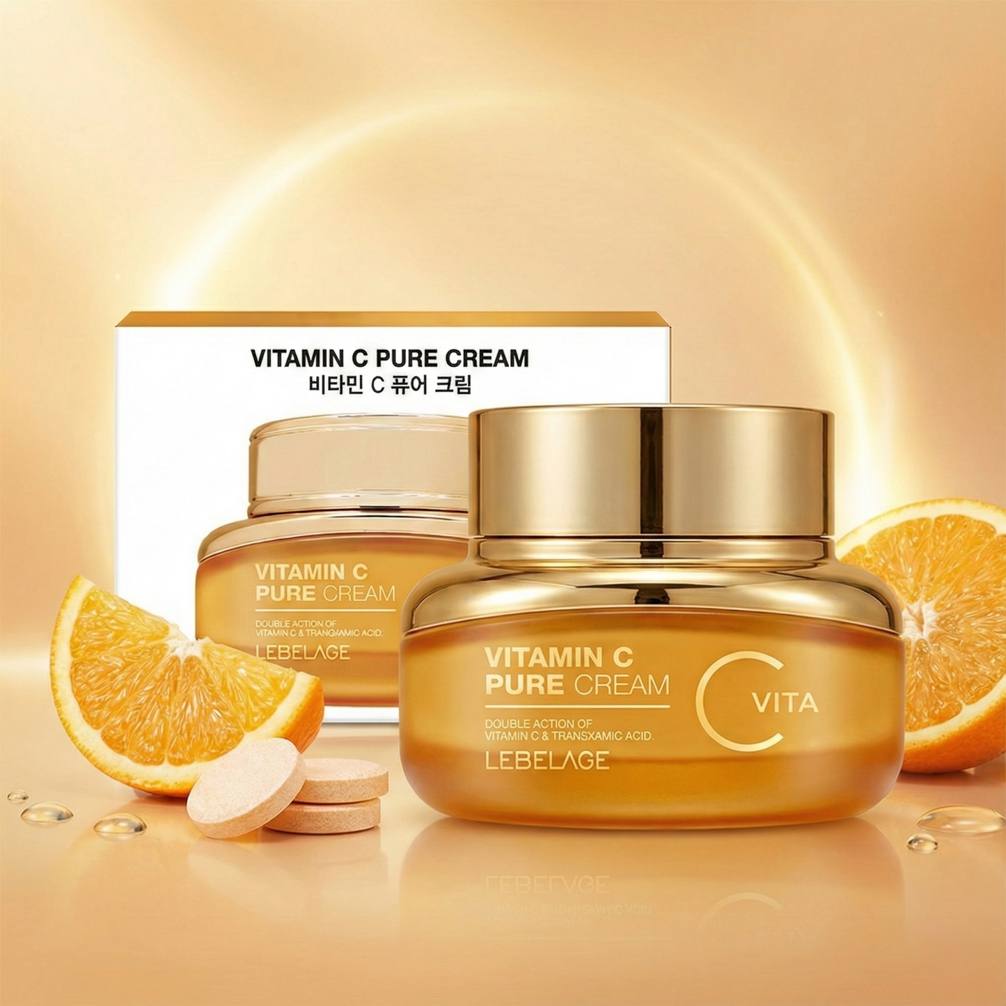 [LEBELAGE] VITAMIN C PURE CREAM - 50g / 1.76 oz.